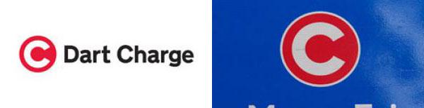 Dart charge and congestion charge logos