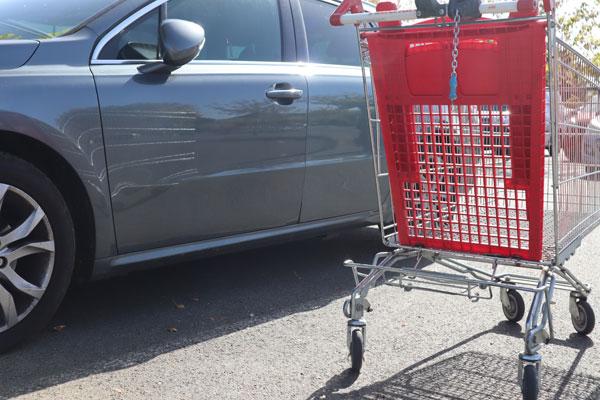 Supermarket-trolley-in-carpark